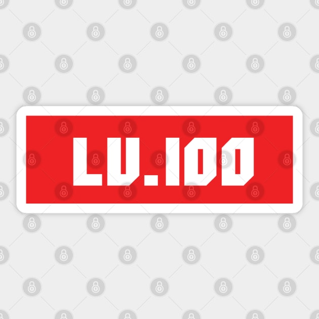 SUPERB (Logo) - Lv.100 Clothing Sticker by Dannylv100